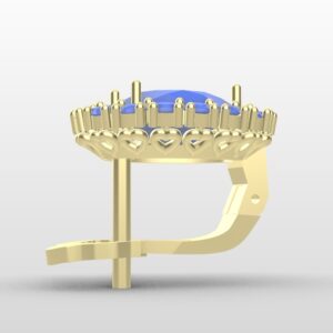 Серьги "Сердечки" с близурой